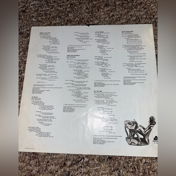 **6/$20** Barry Manilow This One’s For You Vinyl LP 1976 Arista AL 4090 - Picture 10 of 16